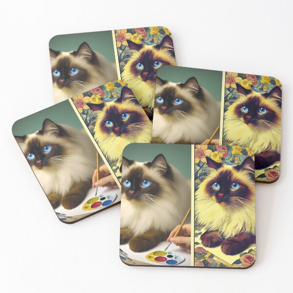 Item preview, Birman Dreams: Artistic Reverie designed and sold by BastKittyStore.