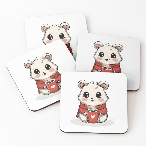 Item preview, Hamster drinking hot chocolate designed and sold by r105.