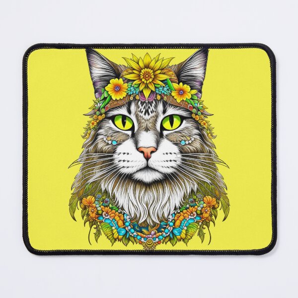 Item preview, Hippie Cat designed and sold by DadDrivenDesign.