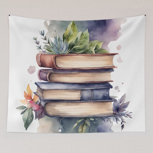 Item preview, Watercolor style botanical Books designed and sold by Lina Khaled.