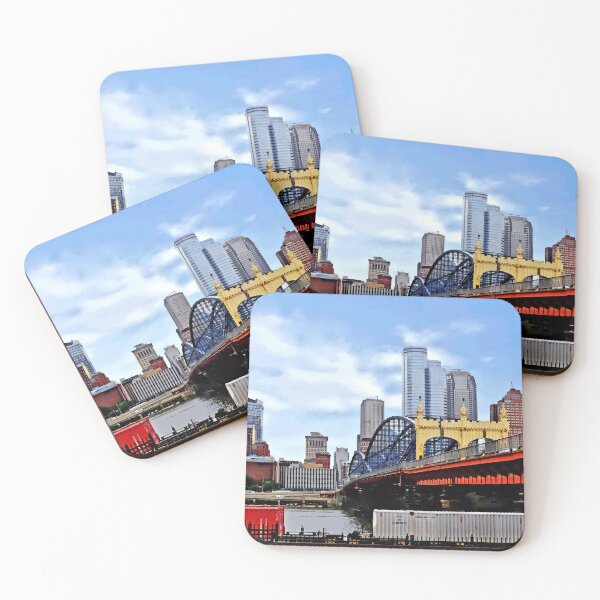 Item preview, Pittsburgh PA - Train By Smithfield St Bridge designed and sold by Susan Savad.