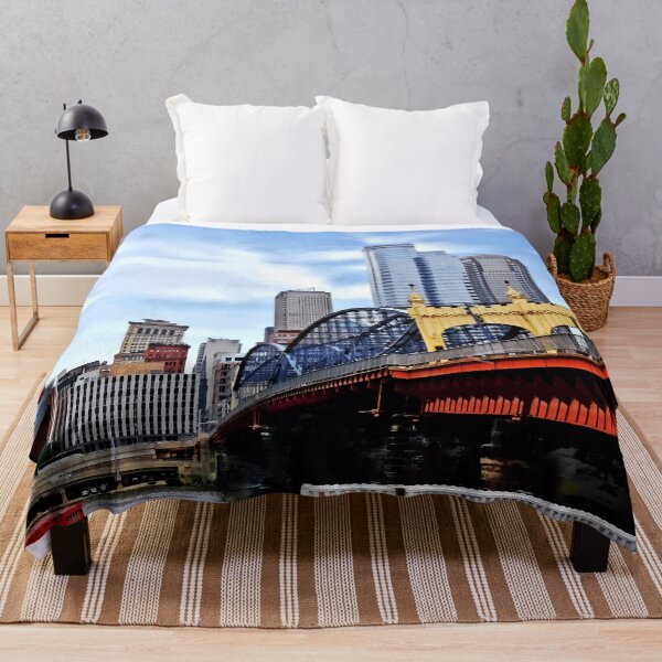 Item preview, Pittsburgh PA - Train By Smithfield St Bridge designed and sold by Susan Savad.