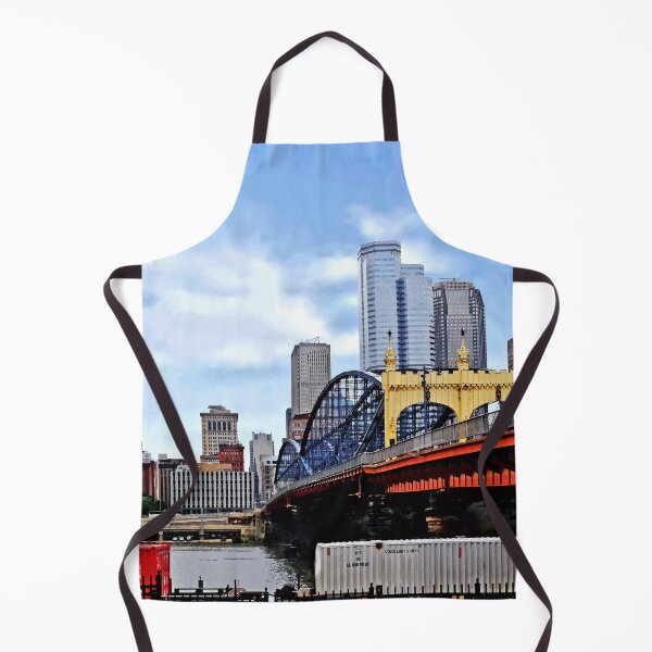 Item preview, Pittsburgh PA - Train By Smithfield St Bridge designed and sold by Susan Savad.