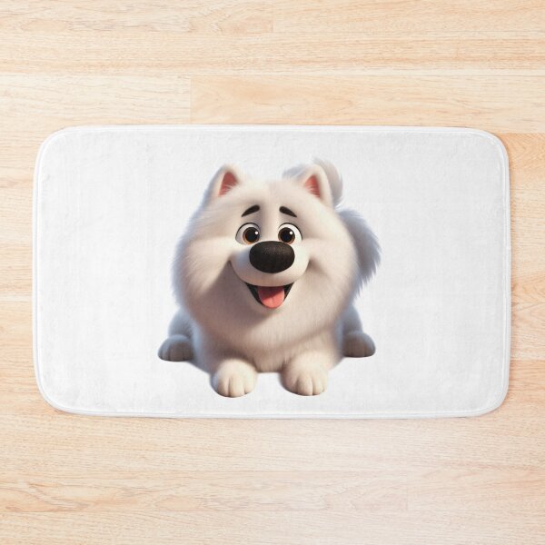 Item preview, Cute and happy Samoyed puppy dog  designed and sold by clearviewstock.