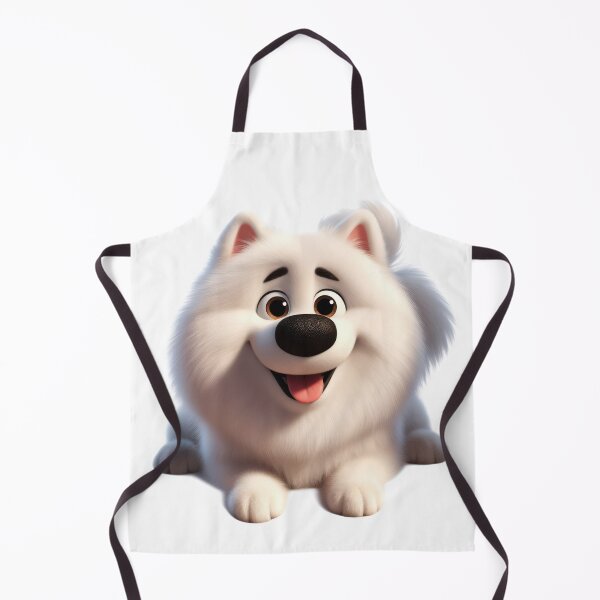 Item preview, Cute and happy Samoyed puppy dog designed and sold by clearviewstock.