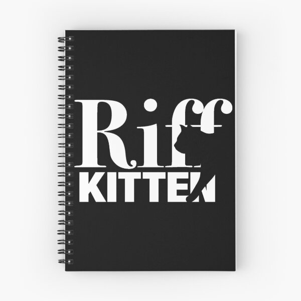 Item preview, Riff Kitten Logo in White designed and sold by RiffKittenArt.