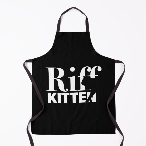 Item preview, Riff Kitten Logo in White designed and sold by RiffKittenArt.