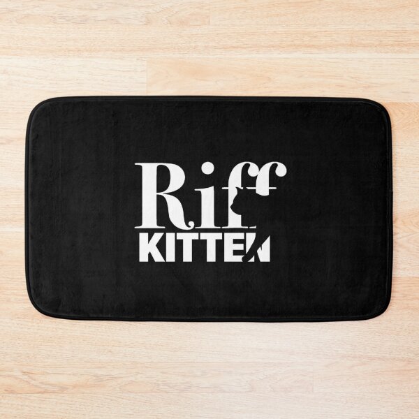 Item preview, Riff Kitten Logo in White designed and sold by RiffKittenArt.