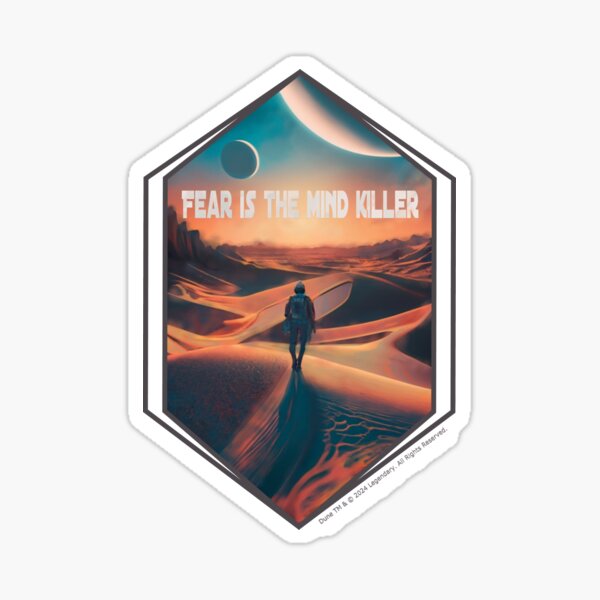 Item preview, DUNE. Fear Is The Mind Killer (white background) designed and sold by bekksa.