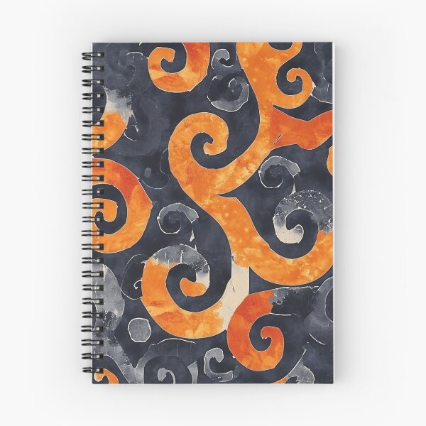 Item preview, Retro Navy Blue Batik Pattern  designed and sold by HausKatz.
