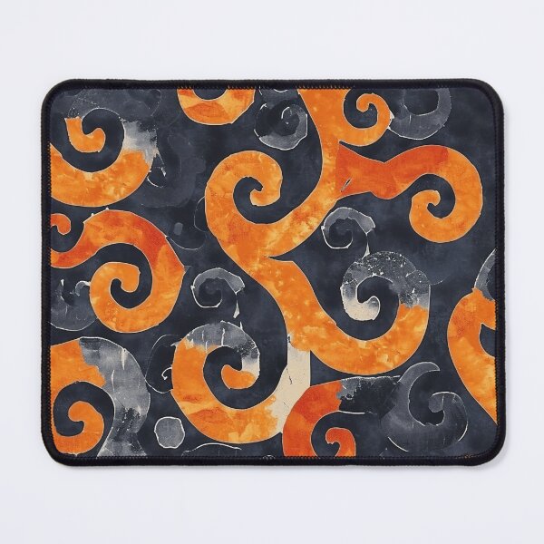 Item preview, Retro Navy Blue Batik Pattern  designed and sold by HausKatz.