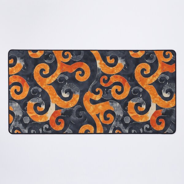 Item preview, Retro Navy Blue Batik Pattern  designed and sold by HausKatz.
