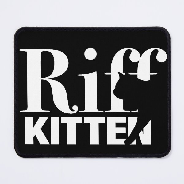 Item preview, Riff Kitten Logo in White designed and sold by RiffKittenArt.