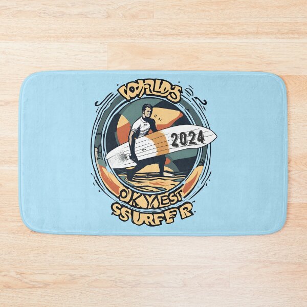 Item preview, World Okayest Surfer, World's Okayest Surfer 2024 designed and sold by Dabbing Turtle Designs.