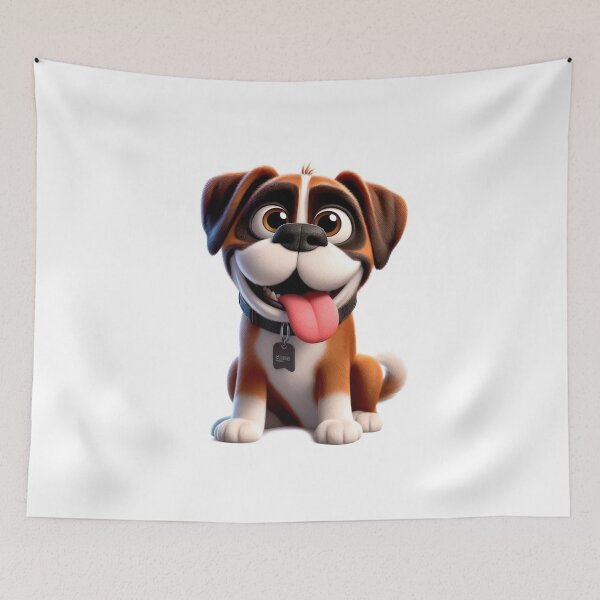 Item preview, Cute and happy Boxer puppy dog  designed and sold by clearviewstock.