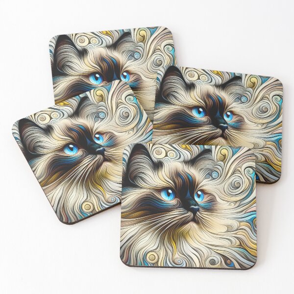 Item preview, Birman Reverie: Artistic Whimsy designed and sold by BastKittyStore.