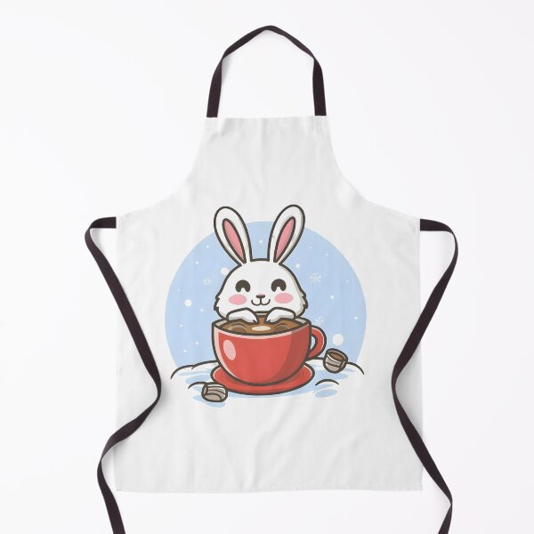Item preview, Rabbit drinking hot chocolate designed and sold by r105.