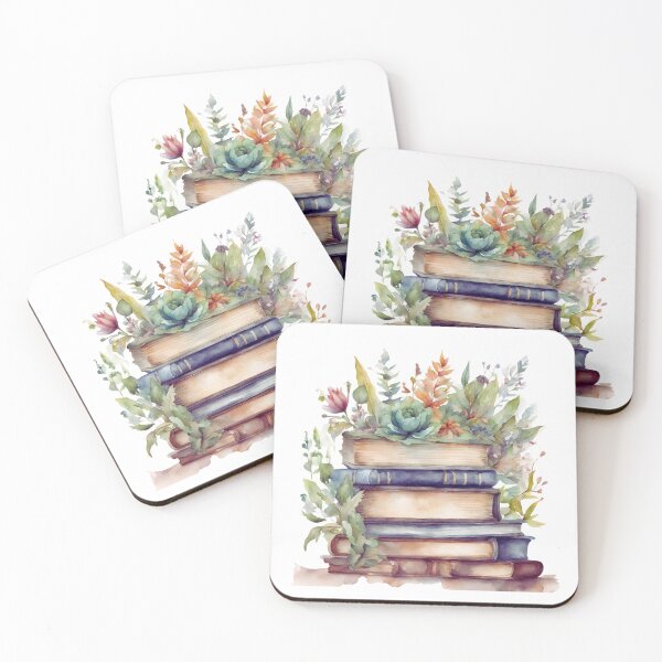 Item preview, Watercolor style botanical Books designed and sold by Lina Khaled.