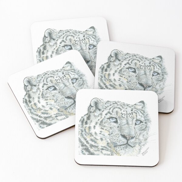 Item preview, Snow Leopard Shadowed designed and sold by ArtbyTerrieD.