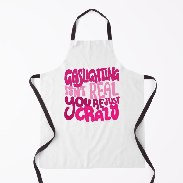 Item preview, Gaslighting isn’t real you’re just crazy pink designed and sold by SophieStickers0.