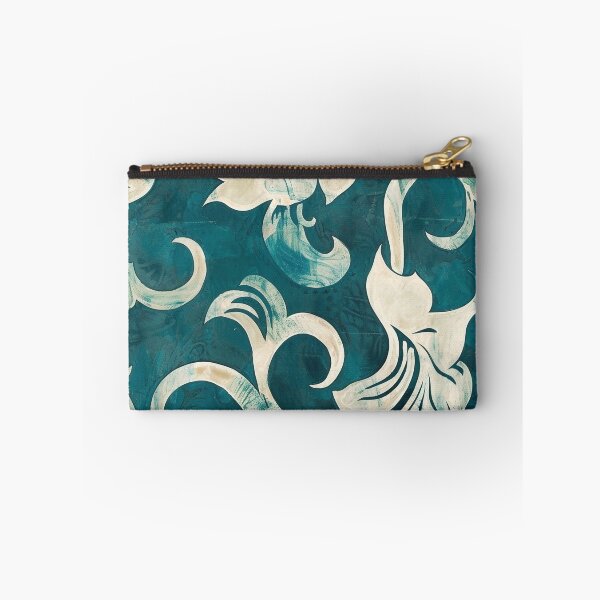 Item preview, Retro Teal Batik Pattern - Vintage Design designed and sold by HausKatz.