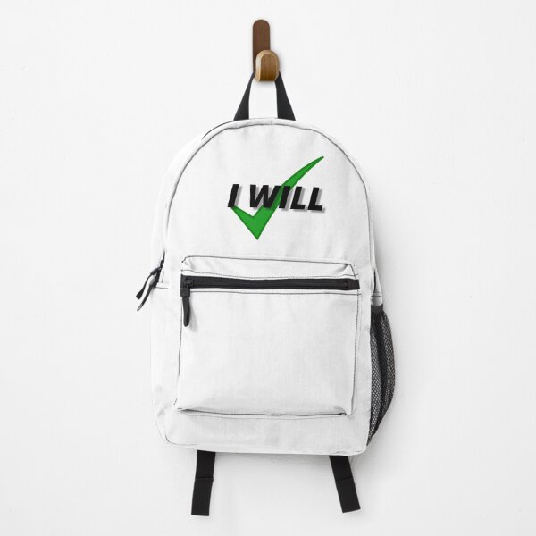 Item preview, I WILL Motivational Sign (Black) designed and sold by ByCovee.