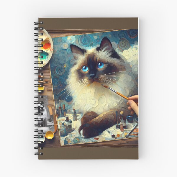 Item preview, Birman Elegance: Artistic Whispers designed and sold by BastKittyStore.
