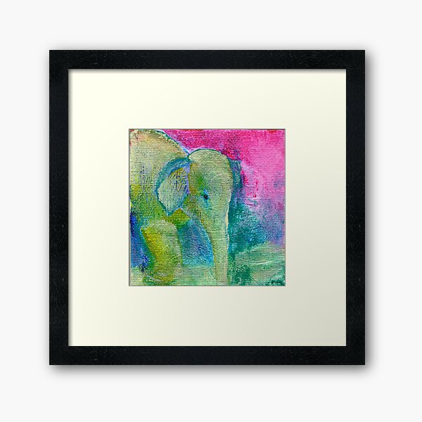At the Watering Hole Framed Art Print