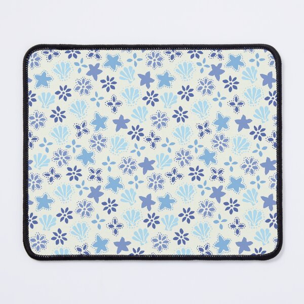 Item preview, BOHO SEASHELLS AND STARFISH COCONUT GIRL BLUE HUES designed and sold by blomastudios.