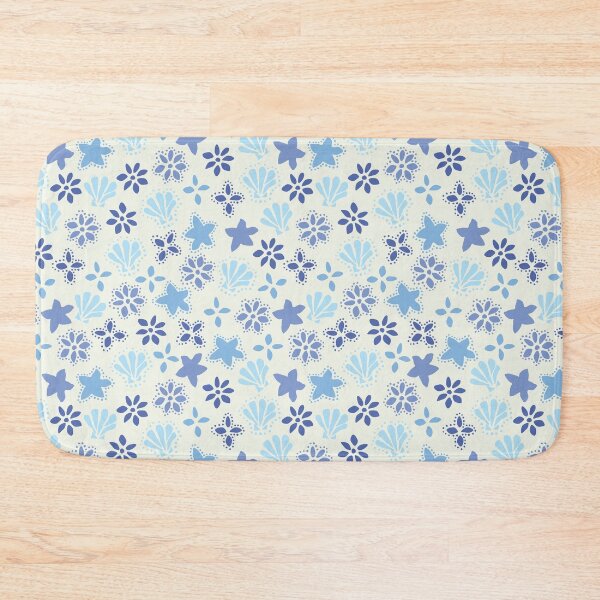 Item preview, BOHO SEASHELLS AND STARFISH COCONUT GIRL BLUE HUES designed and sold by blomastudios.