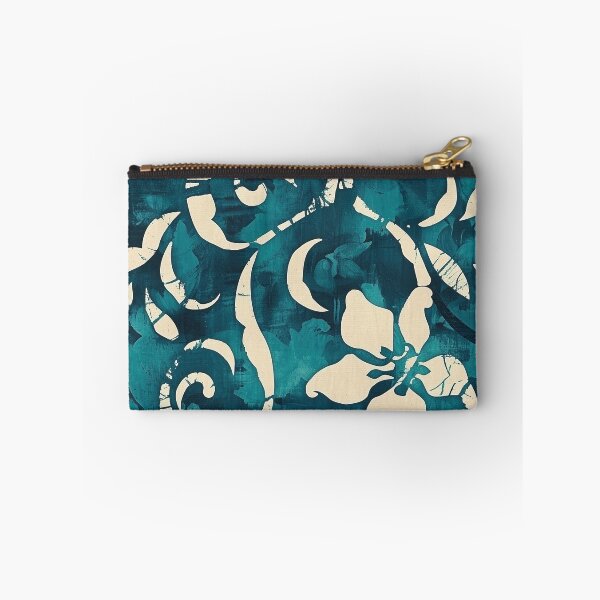 Item preview, Retro Teal Batik Pattern - Vintage Design designed and sold by HausKatz.