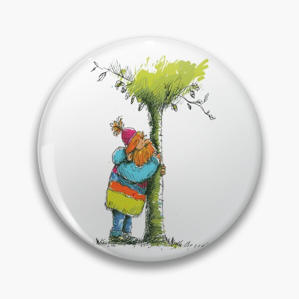 Item preview,  Embrace Nature: Earth Day 2024 Tree Hugger Illustration designed and sold by Abystoic.
