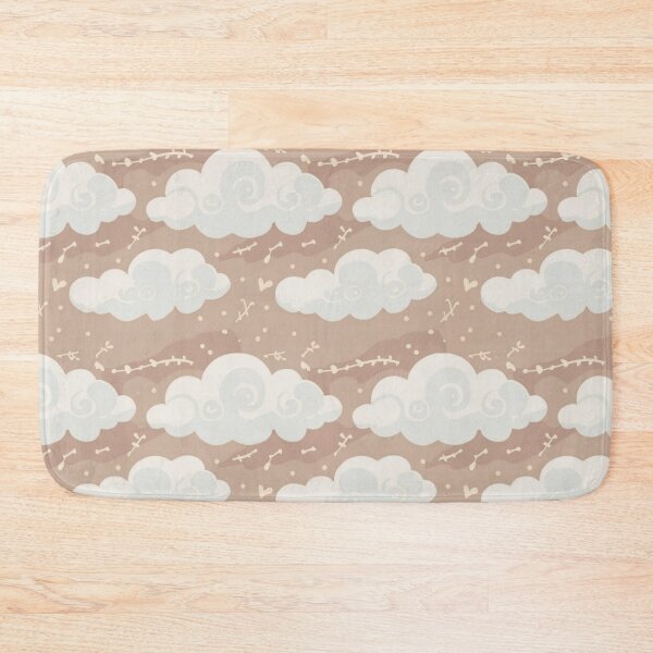 Item preview, Pink Linen Clouds Pattern, Cloudy Day designed and sold by Cr320.