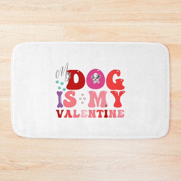 Item preview, My Dog Is My Valentine, gift for dogs lover & dog breeder designed and sold by ArtByKatti.