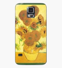 Van Gogh's Sunflowers in a Vase Case/Skin for Samsung Galaxy