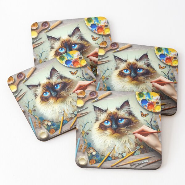Item preview, Birman Visions: Artistic Odyssey designed and sold by BastKittyStore.