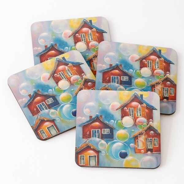 Item preview, Comic book project 4 houses and multicolored bubble designed and sold by janjacbu.