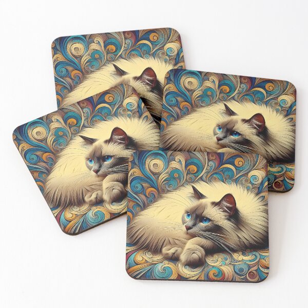 Item preview, Birman Elysium: Artistic Marvels designed and sold by BastKittyStore.