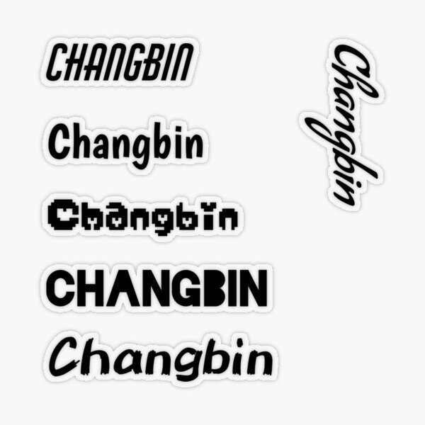 Stray Kids - Changbin - Name Decals