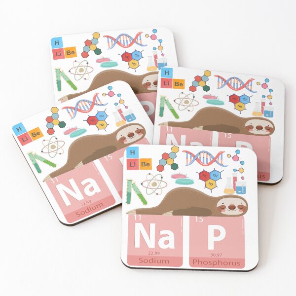 Item preview, Chemistry sloth discovered nap funny  designed and sold by Art-of-amine.