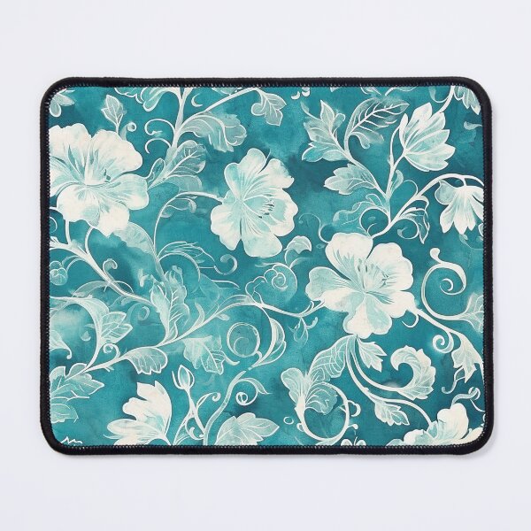 Item preview, Retro Teal Batik Pattern 2 - Vintage Design designed and sold by HausKatz.