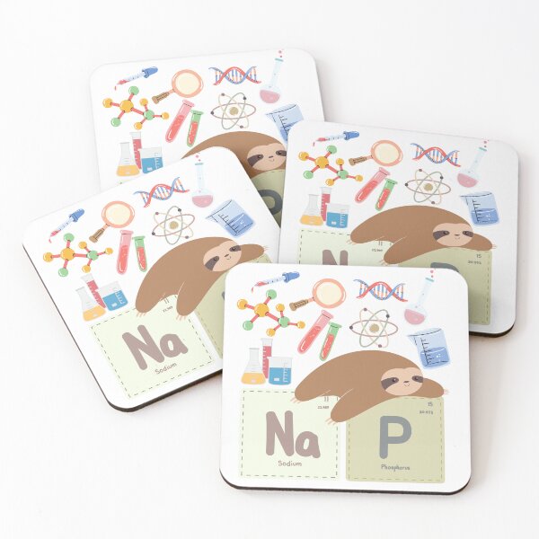 Item preview, Chemistry Sloth Nap Funny  designed and sold by Art-of-amine.