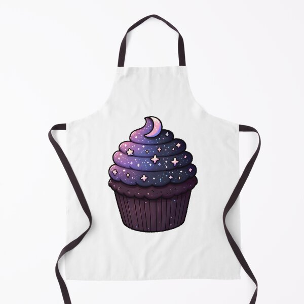 Item preview, Starry Night Cupcake with Moon Topper designed and sold by UmbrellaStudio1.