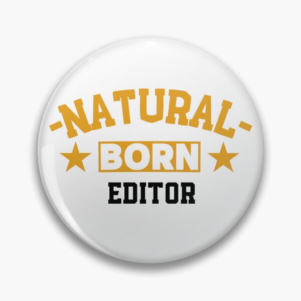 Item preview,  Natural Born Editor - Funny Gift for Editor S4G designed and sold by eeternalrestt.