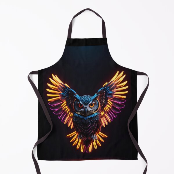 Item preview, Night Hunter's Glow: Fiery Wings in Midnight Hues designed and sold by ArtComixHaven.