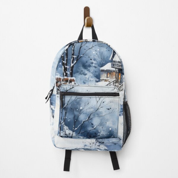 Item preview, Winter Landscapes In Impressionist Watercolor Style designed and sold by frequent-art.