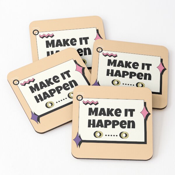 Item preview, Make It Happen designed and sold by ANIME HEAT.