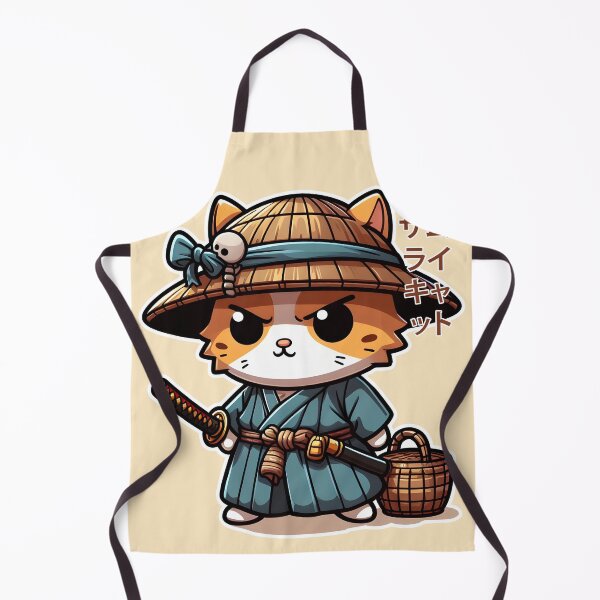 Artikelvorschau, Samurai-Ninja-Katze entworfen und verkauft von ShreefelDesigns.