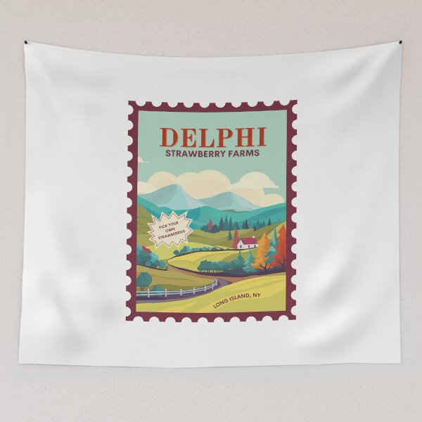 Item preview, Delphi Strawberry Farms | Camp Half-Blood Stamp | Percy Jackson designed and sold by kpospichel.