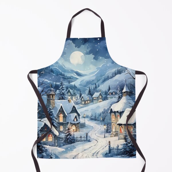 Artikelvorschau, Winterlandschaften im impressionistischen Aquarellstil entworfen und verkauft von frequent-art.